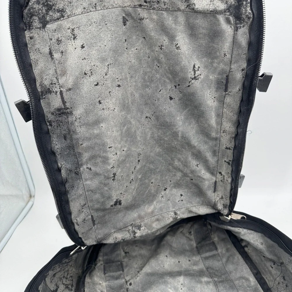 Vintage 70's The North Face Black Canvas‎ Duffel Bag Travel Made in USA